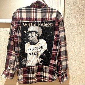 One of a Kind Willie Nelson Flannel